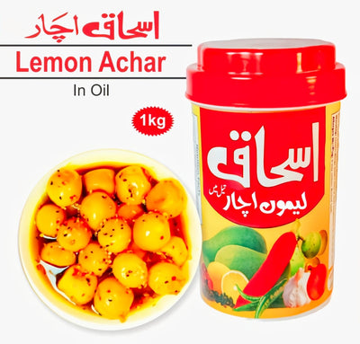 Ishaq Lemon Achar - 1KG Box - Ishaq Achar